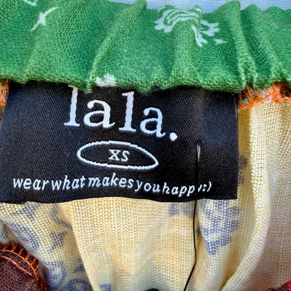 Dressed In Lala Bandana Baby Skirt Colorful Patchwork Maxi Skirt - XS - Picture 4 of 6